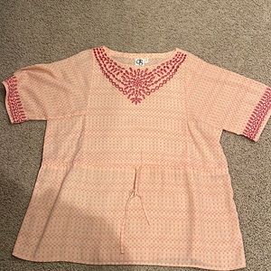 Pretty pink pattern, silky soft, draw string at waist